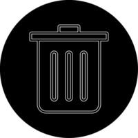 Dustbin Vecto Icon vector