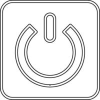 Power Button Vecto Icon vector