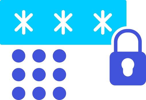 Passcode Vecto Icon vector