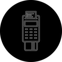 Pos Terminal Vecto Icon vector