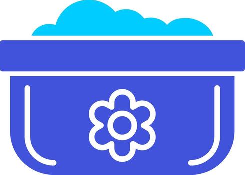 lavar platos maceta vecto icono vector