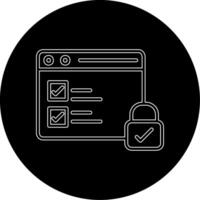 Secure Data Vecto Icon vector