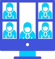 Conference call Vecto Icon vector