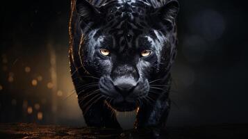 AI generated panther high quality image photo
