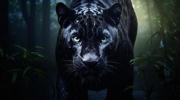AI generated panther high quality image photo