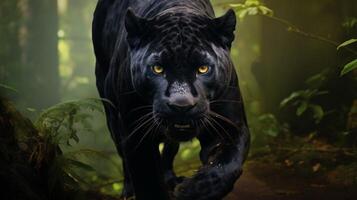 AI generated panther high quality image photo