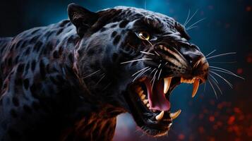 AI generated panther high quality image photo