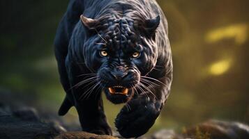 AI generated panther high quality image photo