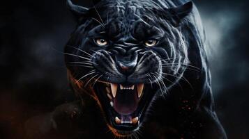 AI generated panther high quality image photo