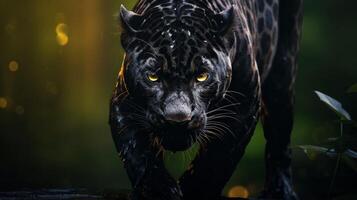 AI generated panther high quality image photo