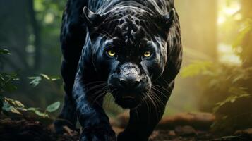 AI generated panther high quality image photo