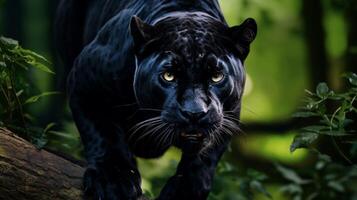 AI generated panther high quality image photo