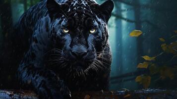 AI generated panther high quality image photo