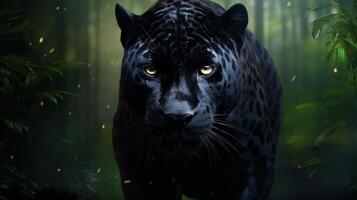 AI generated panther high quality image photo