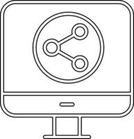 Data Share Vecto Icon vector