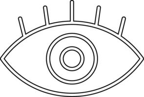 ojo vecto icono vector