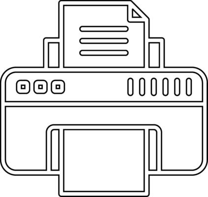 Printer Vecto Icon