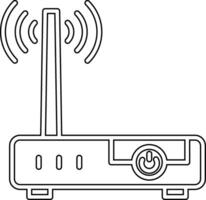 Router Device Vecto Icon vector