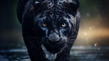 AI generated panther high quality image photo