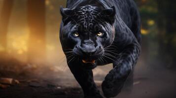 AI generated panther high quality image photo