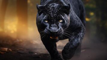 AI generated panther high quality image photo