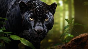 AI generated panther high quality image photo