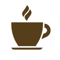 AI generated coffee mug icon png