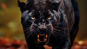 AI generated panther high quality image photo