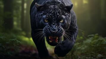 AI generated panther high quality image photo