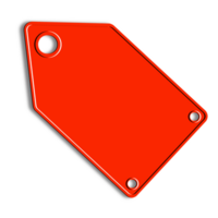 rojo precio etiqueta png