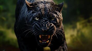 AI generated panther high quality image photo