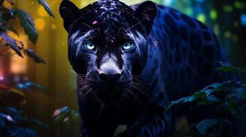 AI generated panther high quality image photo