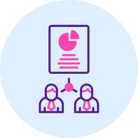 Work Distribution Vecto Icon vector