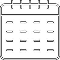 Calendar Vecto Icon vector