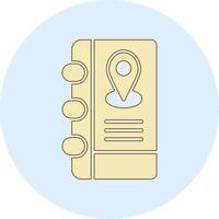 Address Book Vecto Icon vector