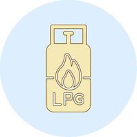 Gas Cylinder Vecto Icon vector