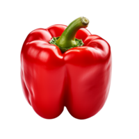 AI generated Bellpepper png isolated on transparent background