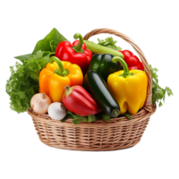 AI generated Vegetables png isolated on transparent background