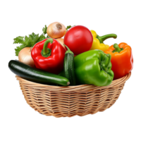 AI generated Vegetables png isolated on transparent background