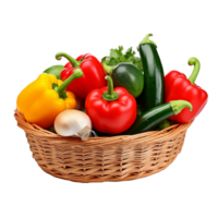 AI generated Vegetables png isolated on transparent background