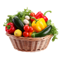 AI generated Vegetables png isolated on transparent background
