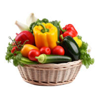 AI generated Vegetables png isolated on transparent background