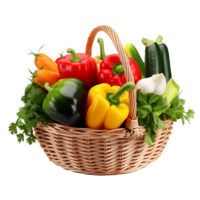 AI generated Vegetables png isolated on transparent background