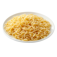 AI generated Plate of noodles png isolated on transparent background