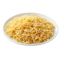 ai genererad tallrik av spaghetti png isolerat på transparent bakgrund