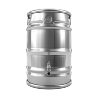 AI generated Metal beer can isolated on transparent background png