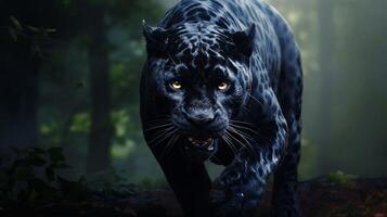 AI generated panther high quality image photo