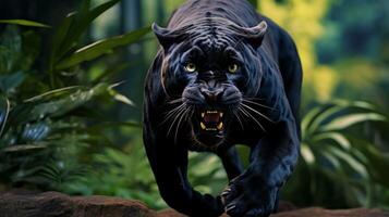 AI generated panther high quality image photo