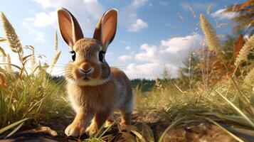 AI generated rabbit high quality image photo