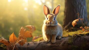 AI generated rabbit high quality image photo